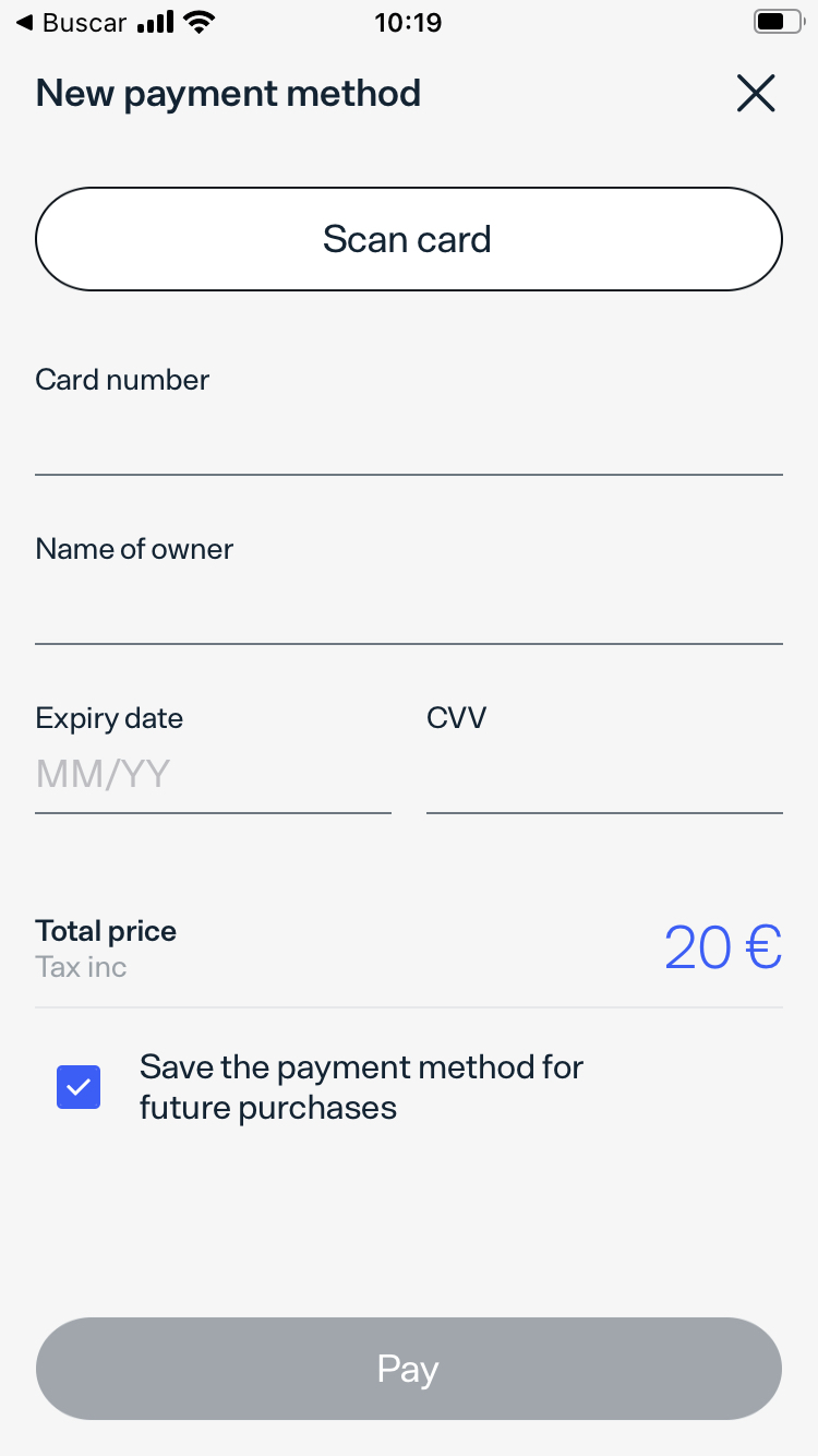 comment ajouter une carte de crédit ou de débit